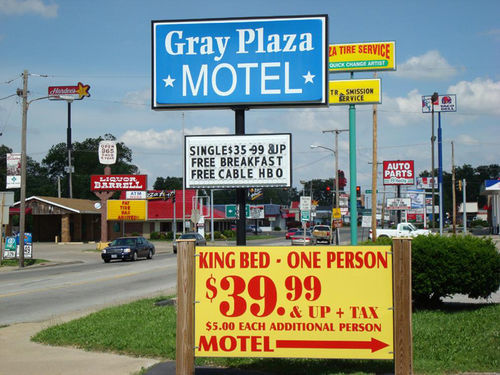Gray Plaza Motel Benton Exteriér fotografie